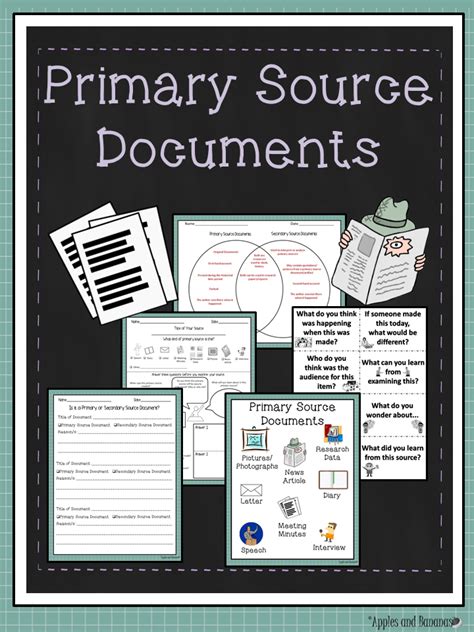 Primary and Secondary sources Worksheet Homeschooldressage.com